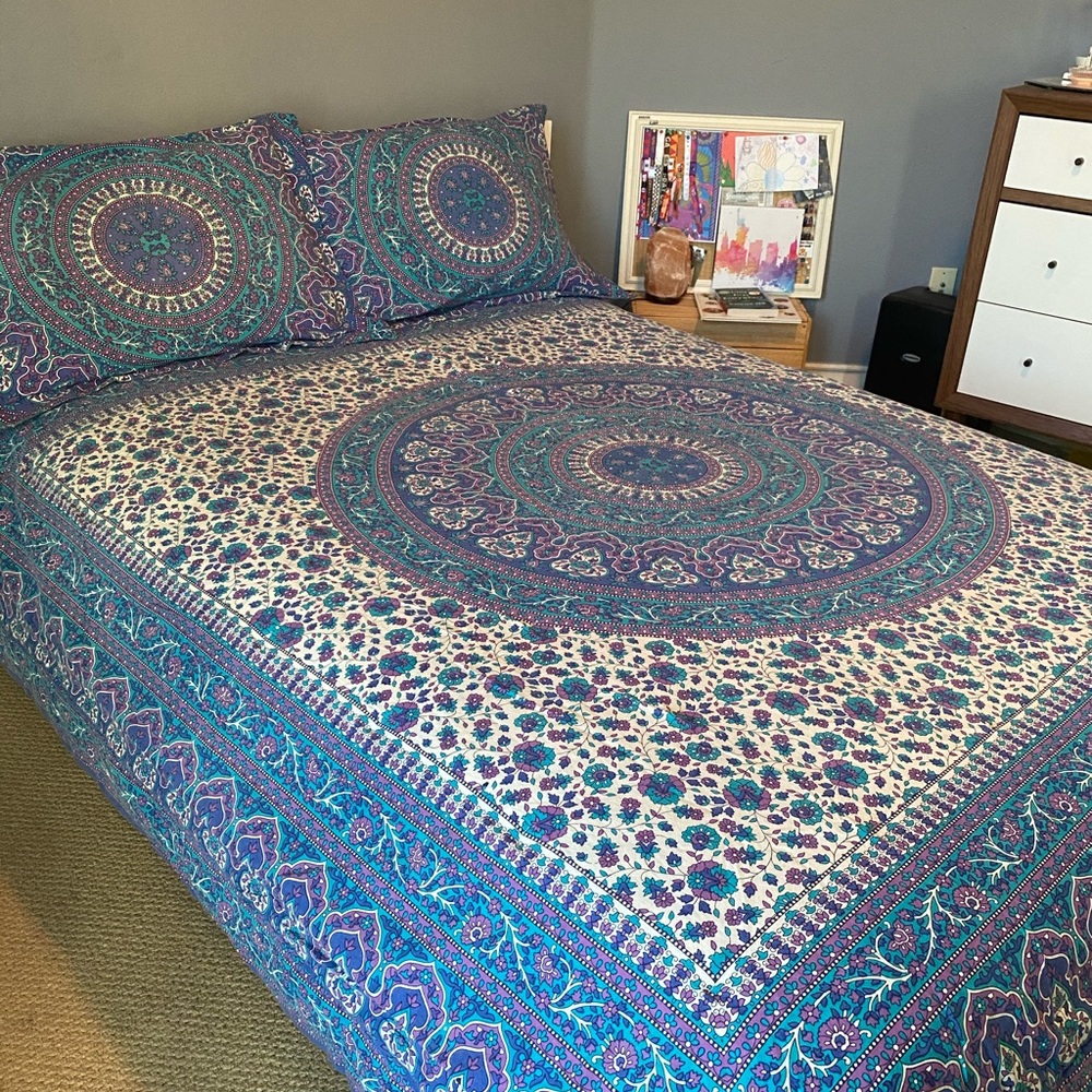 Anthropology Hippie Bohemian Bedspread Tapestry